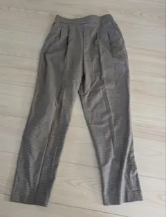 GLOBAL WORK チェック柄スラックス Mサイズ