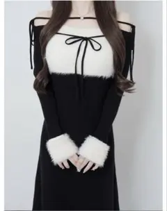 Lumignon ルミニョン Ribbon bust fluffy tops - メルカリ