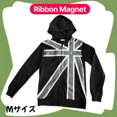 RibbonMagnet ユニオンジャックデザイン フルジップパーカーメンズM