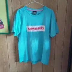 UMBRO Tシャツ ライトブルー ロゴプリント