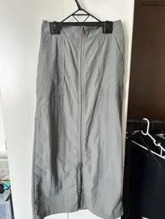 未使用‼️ナイスクラップ　シャカシャカ　ロングタイトスカート　ダブルジップ
