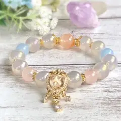 プリンセス✨ 天然石デザインブレスレット✨️