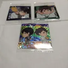 ハイキュー!! 影山飛雄 及川徹　ステッカー ウエハースシールvol.2