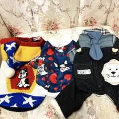 犬服 ドッグウェア 3点セット まとめ売り