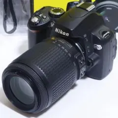 ★スマホに送れる一眼レフ★名機★望遠★Nikon D60 VRセット♪のサムネイル