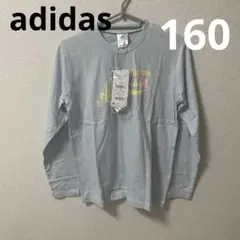 adidas アディダス 160 キッズ レディース 水色