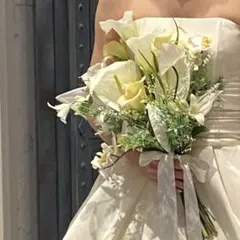 アーティシャルフラワー　ブーケ　ブートニア