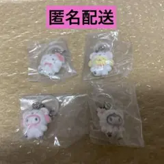 サンリオ めじるしアクセサリー ふわふわスノー フロッキー　4種セット