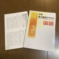 中学 実力練成テキスト 国語2年