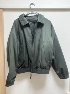 UNIQLO U パフテックショートブルゾン OLIVE Lサイズ