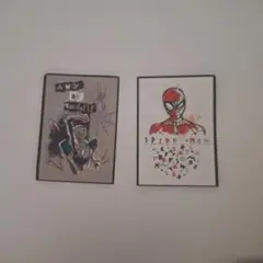 MARVELスパイダーマン ステッカー 2枚 BIG