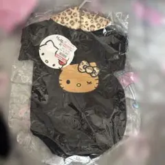Hello Kittyロンパース（黒・ピンク）