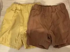 無印良品　ベビー　ハーフパンツ　80 2枚セット