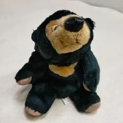 55cm 吉徳 ミニチュアダックス 犬 ぬいぐるみ レトロ くたくた 当時物