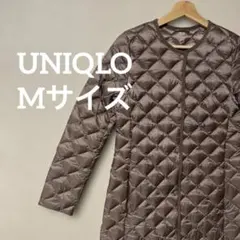 【美品】ユニクロ　ウルトラライトダウン　ロングコート　キルティング　Mサイズ