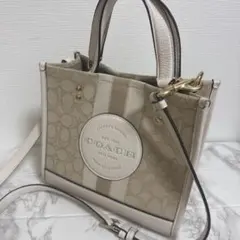 COACH コーチ Dempsey デンプシー ライトブルー バッグ - メルカリ