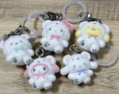 Y*︎様 サンリオキャラクター ふわふわスノー めじるしアクセサリー 5つセット