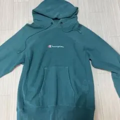 Champion パーカー Lサイズ グリーン
