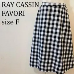 美品 RAY CASSIN FAVORI ギンガムチェック柄 M【212】のサムネイル