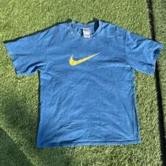 00s NIKE スウォッシュプリントTシャツ スポーティカジュアル