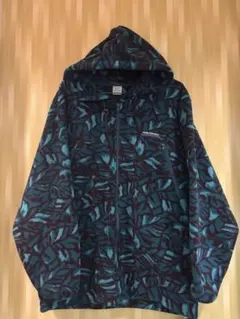 90s HellyHansen ヘリーハンセン 総柄フリースジャケット