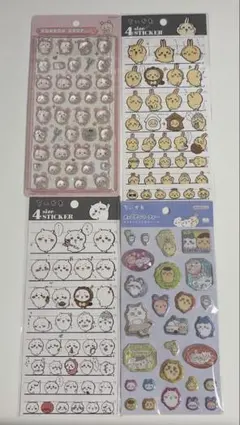全て国内正規品　ちいかわシール４枚セット