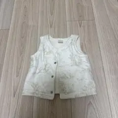 ベビーGAP ホワイト ベビーベスト　くまのプーさん