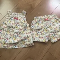 baby 花柄 トップスとショーツセット 95cm