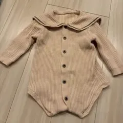 ベビーロンパース　80 セーラーカラー