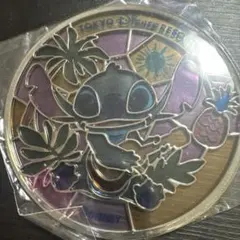 値下げ不可　東京ディズニーリゾート スティッチ ステンドグラス　コースター