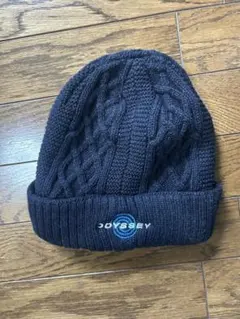 Callaway ケーブル編み ニット帽 ダークネイビー