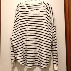 PAGEBOY ストライプニットトップス