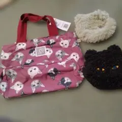 フェリシモ　猫部☆バック&ポーチセット