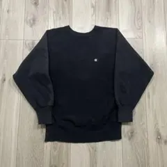 90s メキシコ製 チャンピオン リバースウィーブ 墨黒 ブラック 刺繍タグのサムネイル
