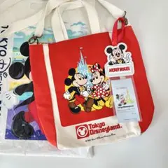 限定値下げ　ディズニーランド　40周年 ショルダーバッグ　新品未使用　タグ付き 未使用・タグ付】ディズニー 40周年 ショルダーバッグヒストリー