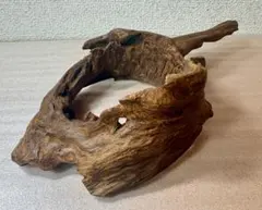 流木アート オブジェ ニス仕上げ ハンドメイド 飾り台付き 20年前制作 流木アート オブジェ ニス仕上げ ハンドメイド 飾り台付き 20年前制作