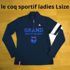 le coq sportif ladiesハーフジップウェア Lsize