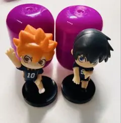 アニメ フィギュア 2体セット ハイキュー、日向翔陽、影山飛雄