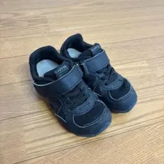 キャロット キッズ スニーカー ブラック 17センチ