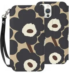 未使用⭐マリメッコ 対応 iPhone 15/14/13手帳型 GX-27F