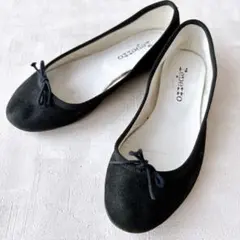 Repetto レペット バレエシューズ フラットパンプス ブラック リボンのサムネイル