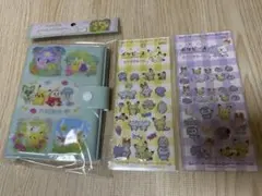 ポケモン　シールバインダー　ポケピース　シール　３点セット