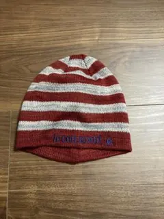le coq sportif 赤白ストライプ ニット帽