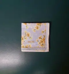 ANNA SUI ハンカチ 花柄 パープル イエローのサムネイル