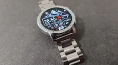 ＜ほぼ未使用＞MONOMAMスマートウォッチSW-V23P＋ステンレスベルト他