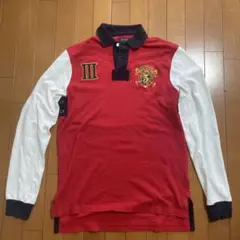 POLO RALPH LAURENの長袖ポロシャツ 赤白