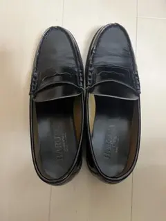 HARUTA 3E 6550 ブラック ローファー