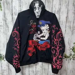 Betty Boop ベティちゃん　スタジャン　スカジャン　ジャンパー　ブルゾン 新品未使用 bettyboop ベティちゃん スタジャン スカジャン