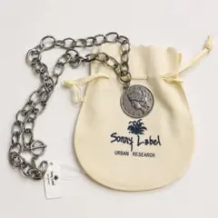 Sonny Label ビッグコインネックレス シルバー タグ付き未使用のサムネイル
