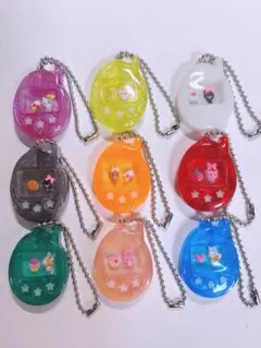 【new】たまごっち風　キーホルダーにも新しいボンボンドロップシール！